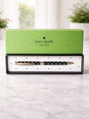 kate spade New York Black Dots Ballpoint Pen - New